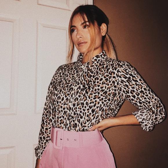 J. Crew Tops - J. Crew leopard cheetah animal print button down